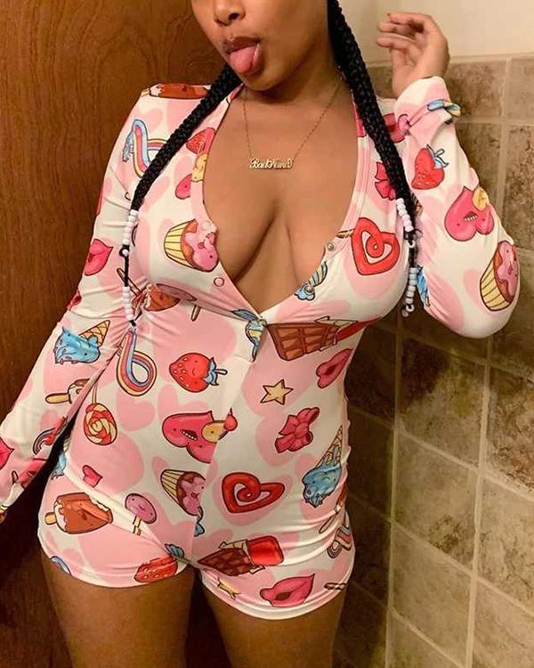 2020 Rompers Women Sleepwear Leopard Print Romper